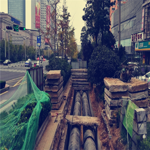 鸠江石油管道清洗九江市自来水供水管道清洗,新余市供水供热管道清洗冲洗技术施工现场_COPY